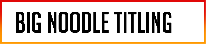Big Noodle Titling Font style Download