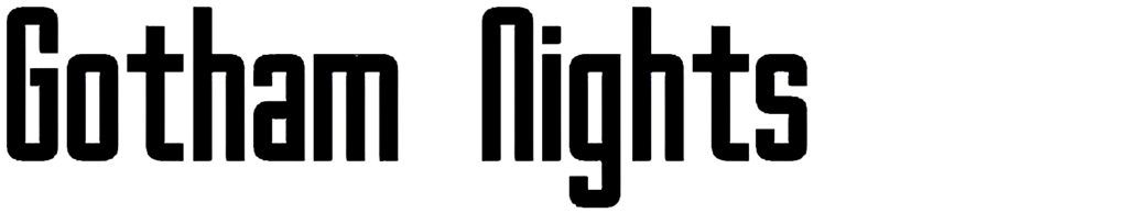 Gotham Nights font download