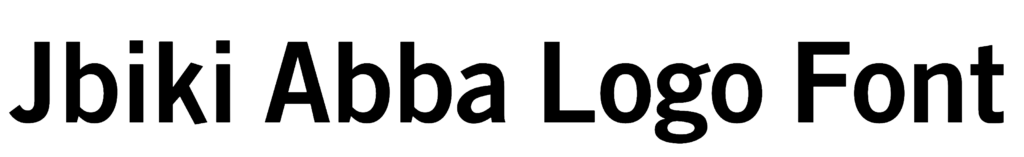 Jbiki Abba logo font download