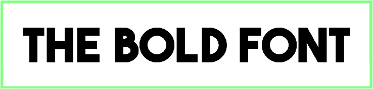 The Bold Font style Download
