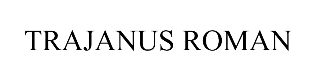 Trajanus Roman font download