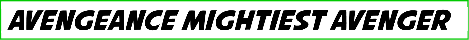 AVengeance Mightiest Avenger Font - dafont - font style - download font