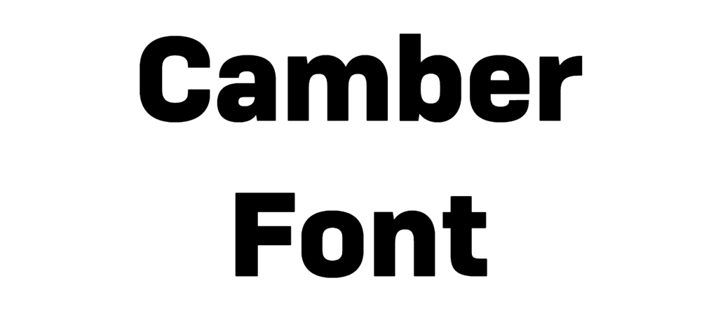 Camber Font