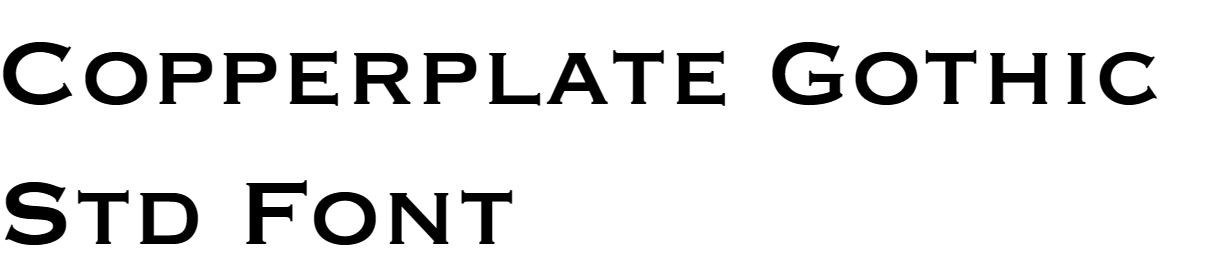 Copperplate Gothic Font Download