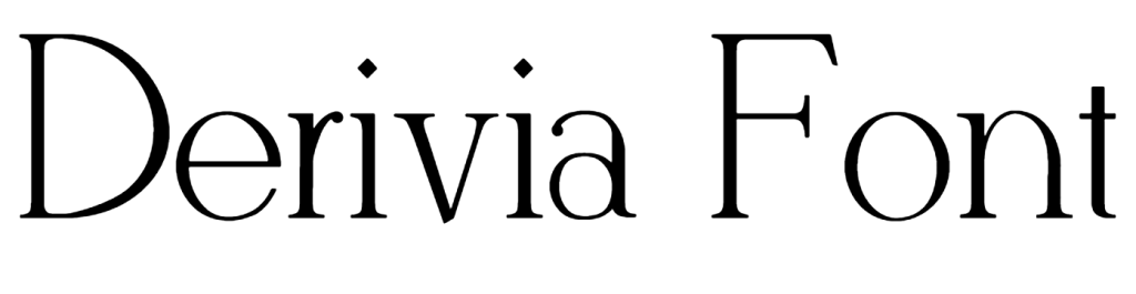 Derivia Font Download