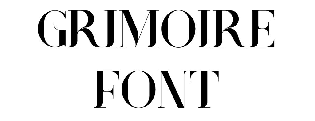 Grimoire Font