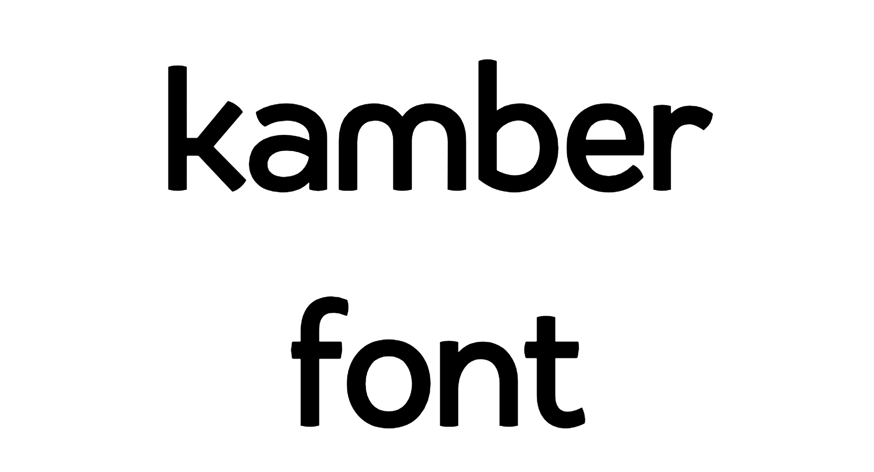 Kamber Font