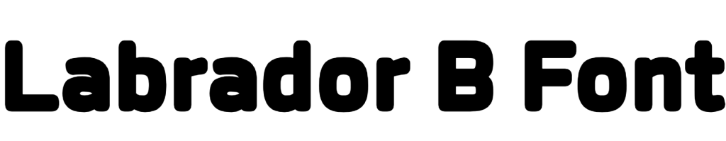 Labrador B Font