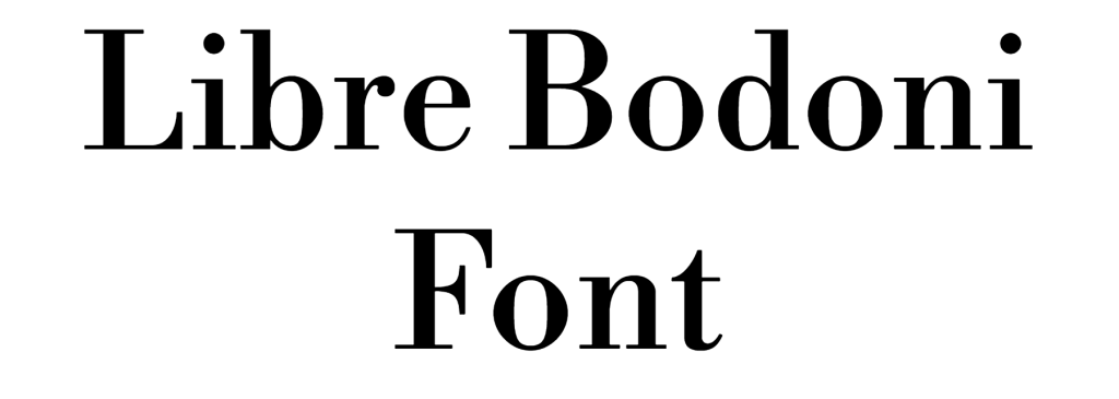 Libre Bodoni Font