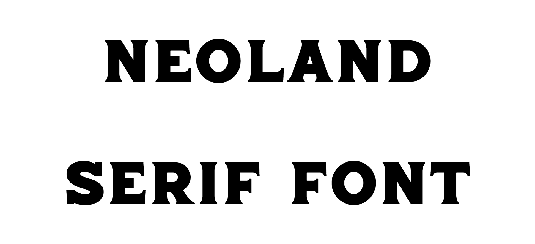Neoland Serif Font
