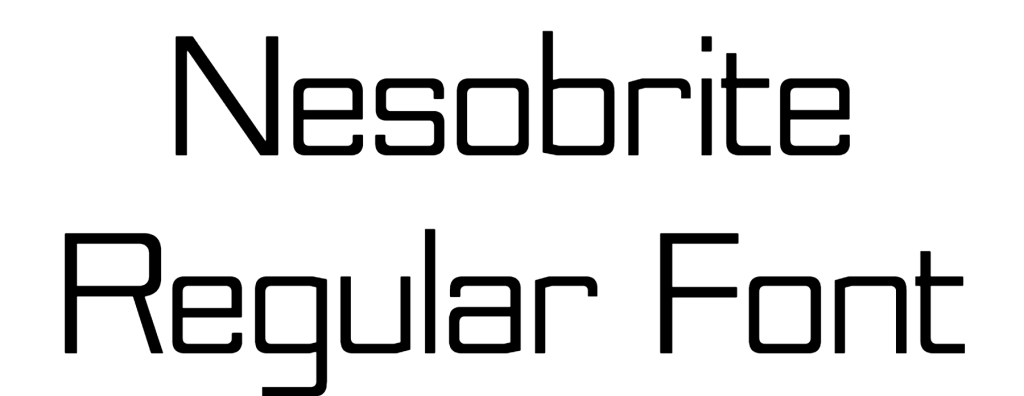 Nesobrite Regular Font Download