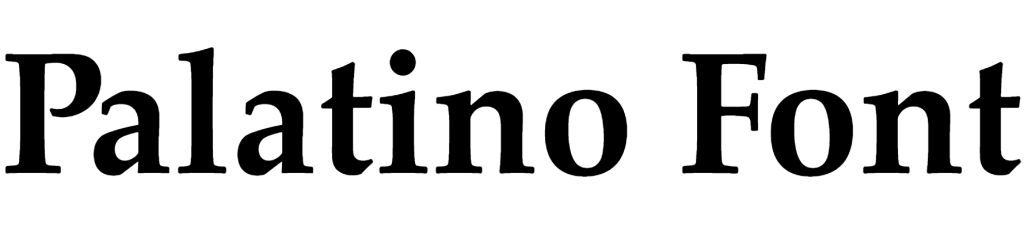 Palatino Font
