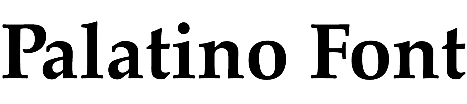 Palatino Font