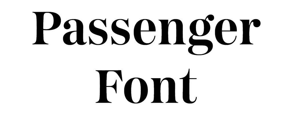 Passenger Font download, #Passenger Display, #Passenger bold