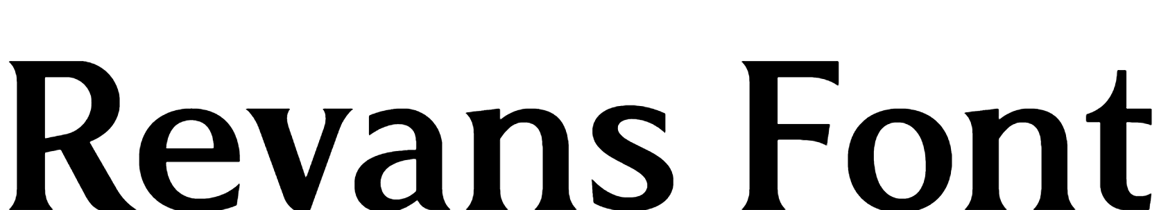 Revans Font