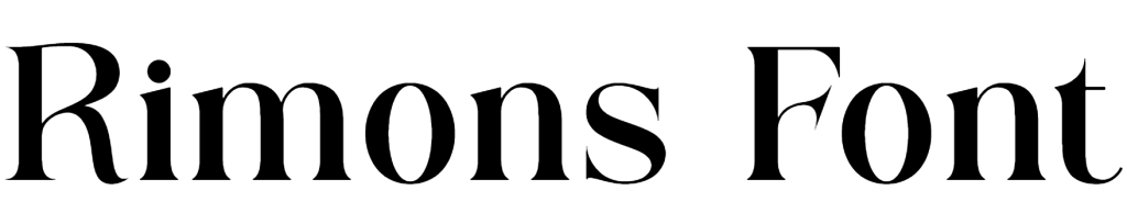 Rimons Font Download