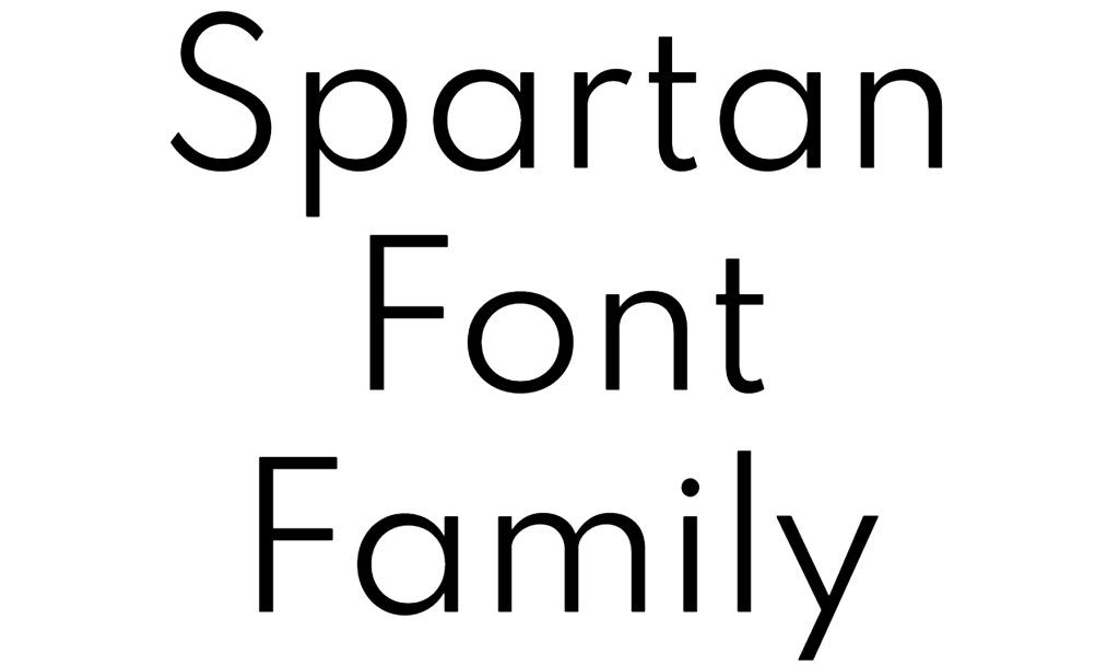 Spartan Font