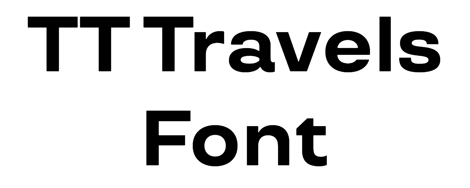 TT Travels Font