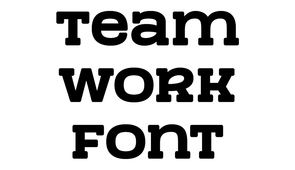 Team Work Font