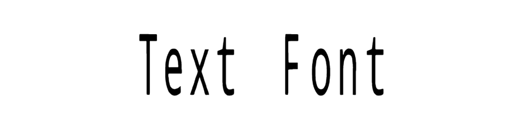 Text Font Download