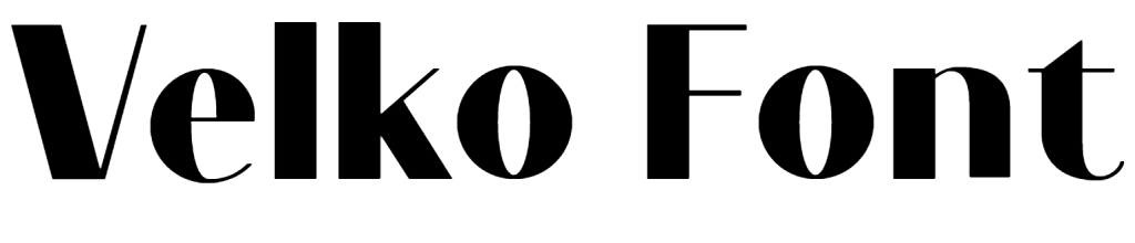 Velko Font Download