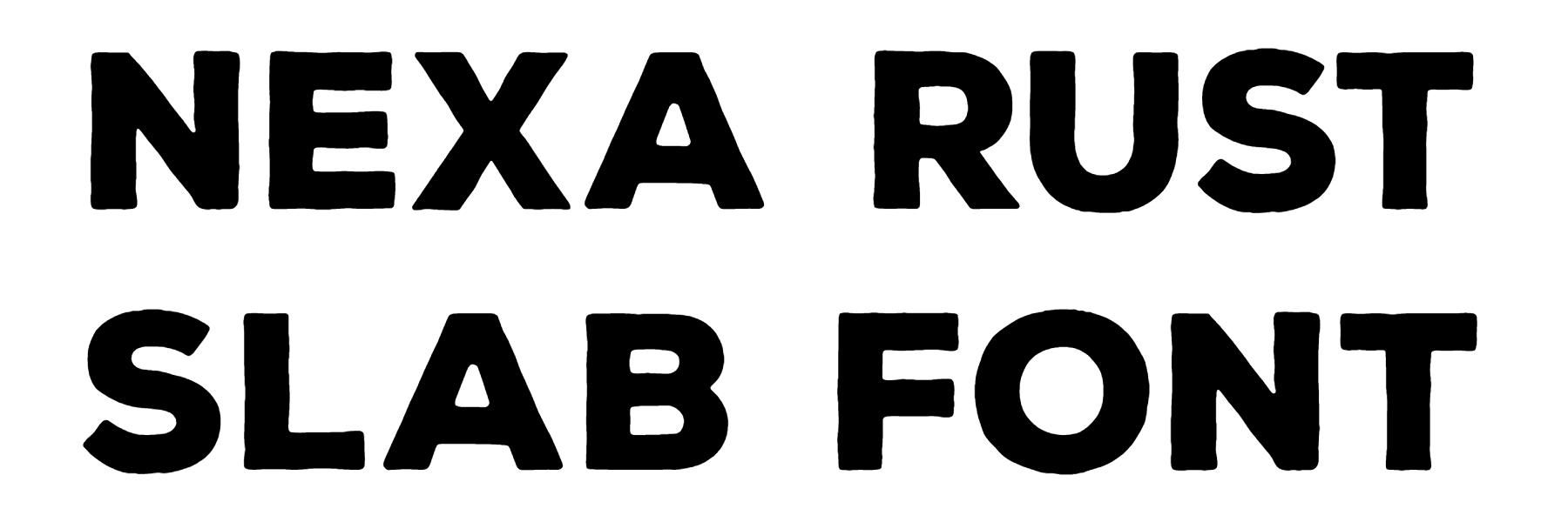 Nexa Rust Slab Font