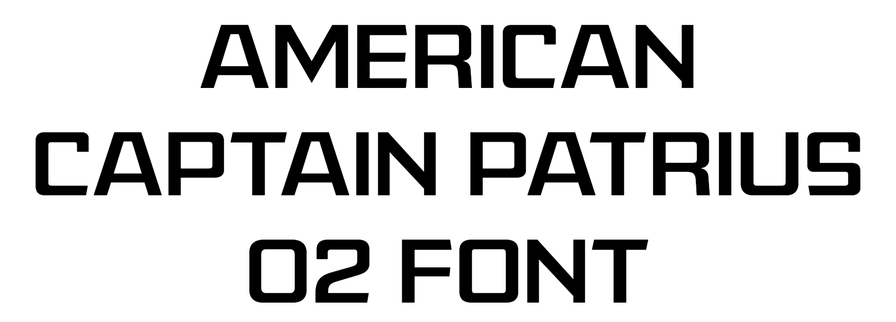 American Captain Patrius 02 Font Download