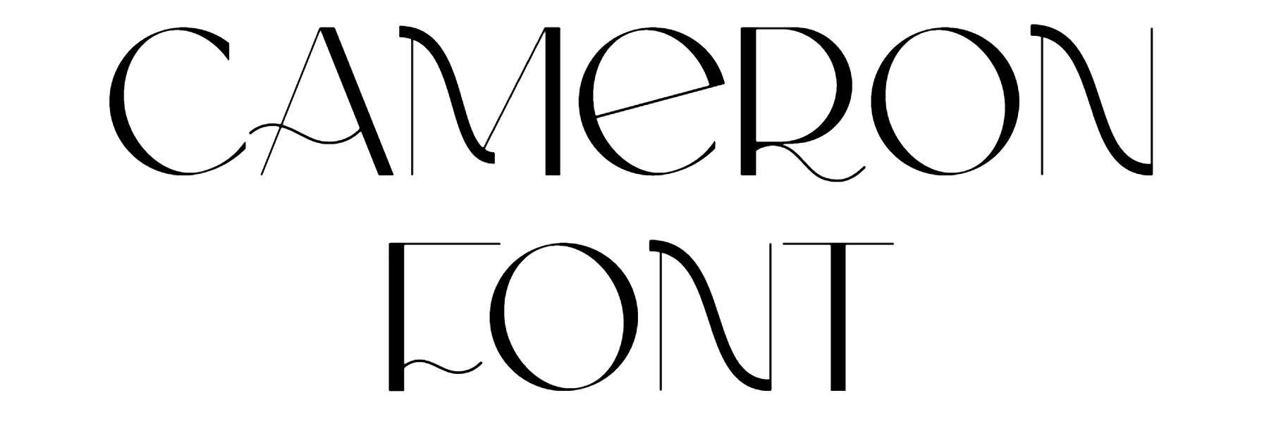 Cameron Font Download