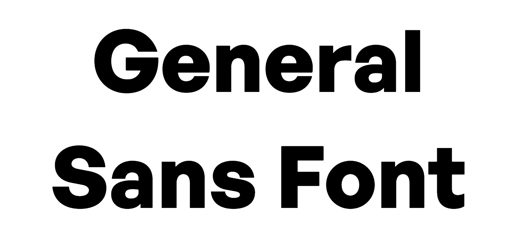 General Sans Font Download