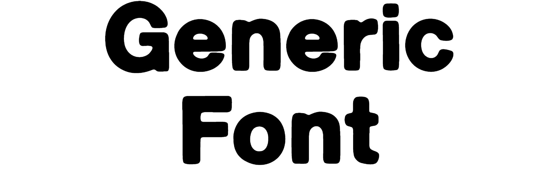 Generic Font Download
