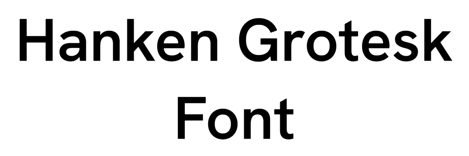 Hanken Grotesk Font