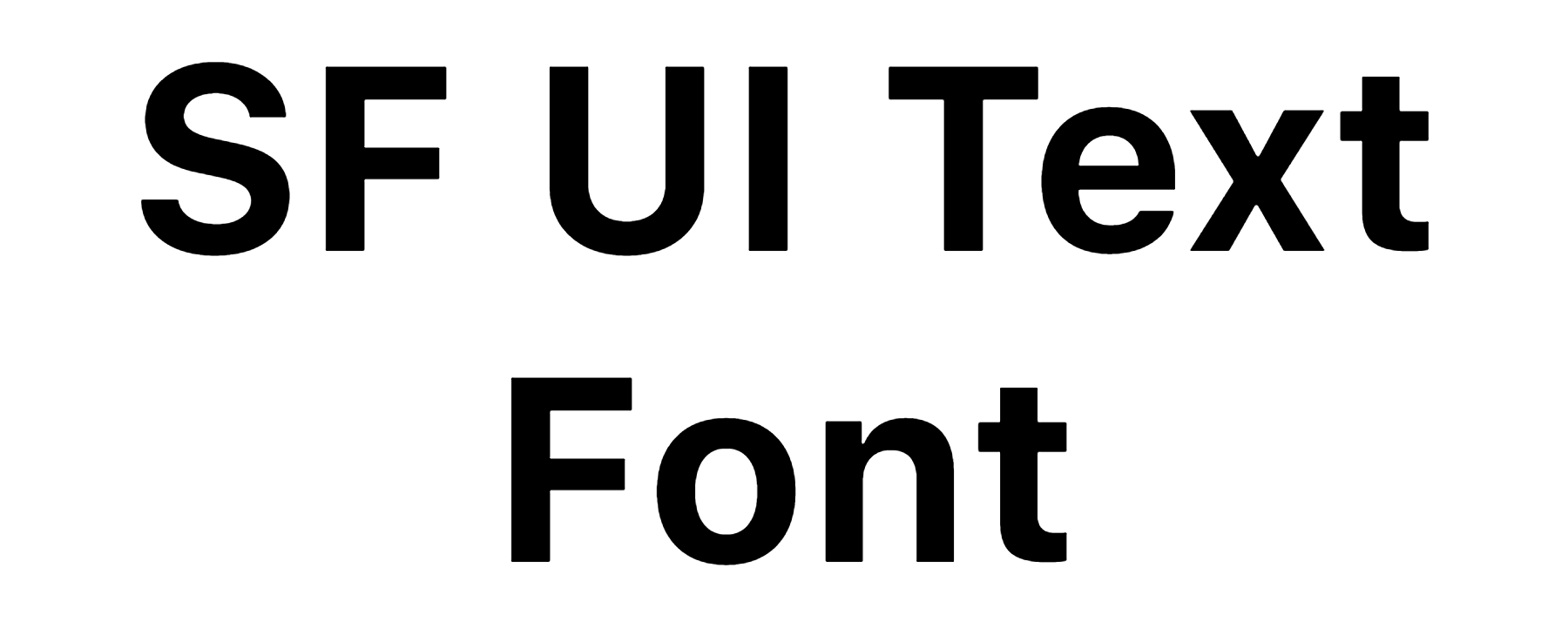 SF UI Text Font Download