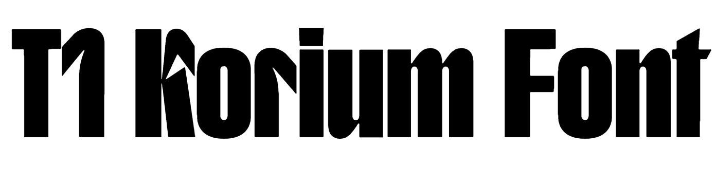 T1 Korium Font Download