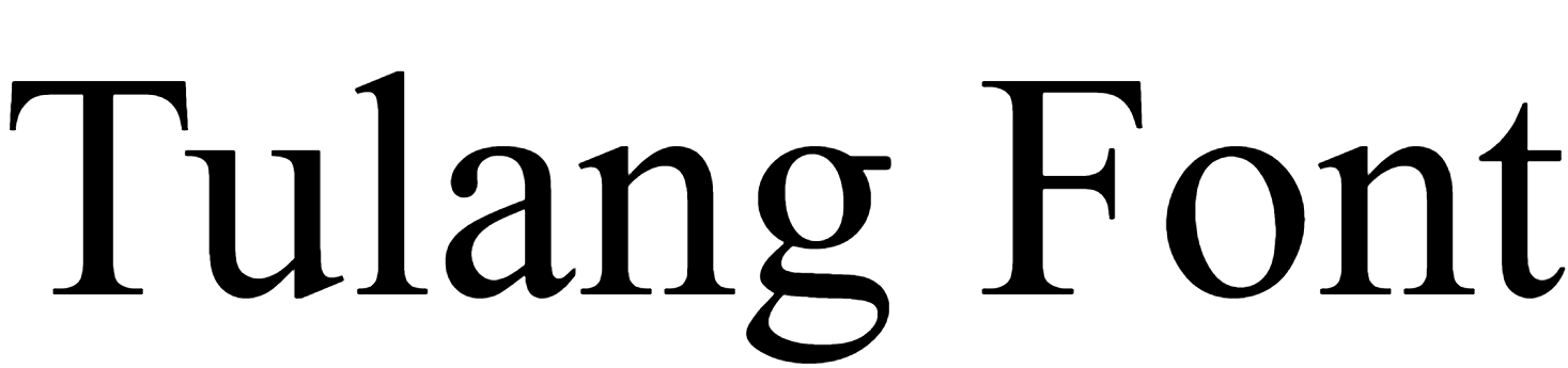 Tulang Font Download