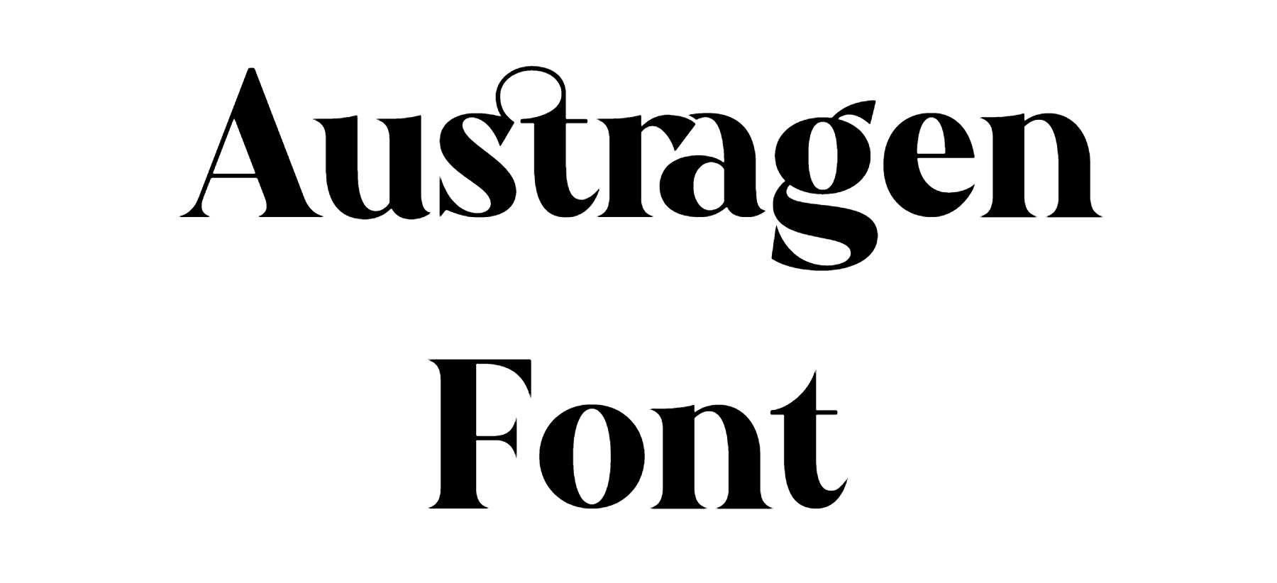 Austragen Font Download