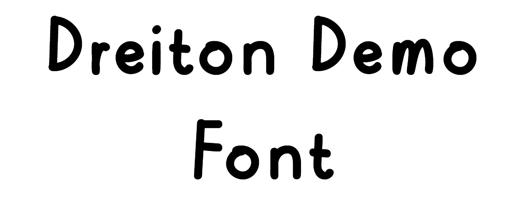 Dreiton Demo Font Download