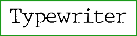 JMH Typewriter Font Download