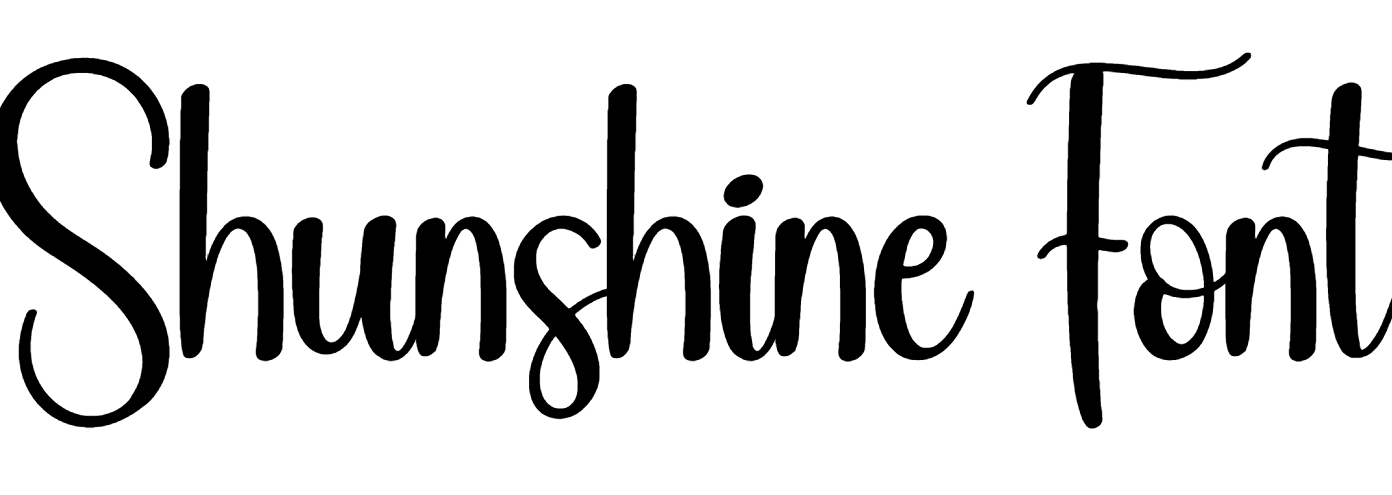 Shunshine Font Download