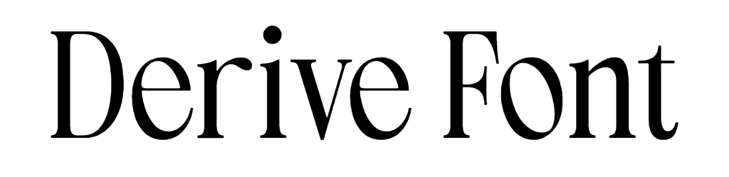 Derive Font Download