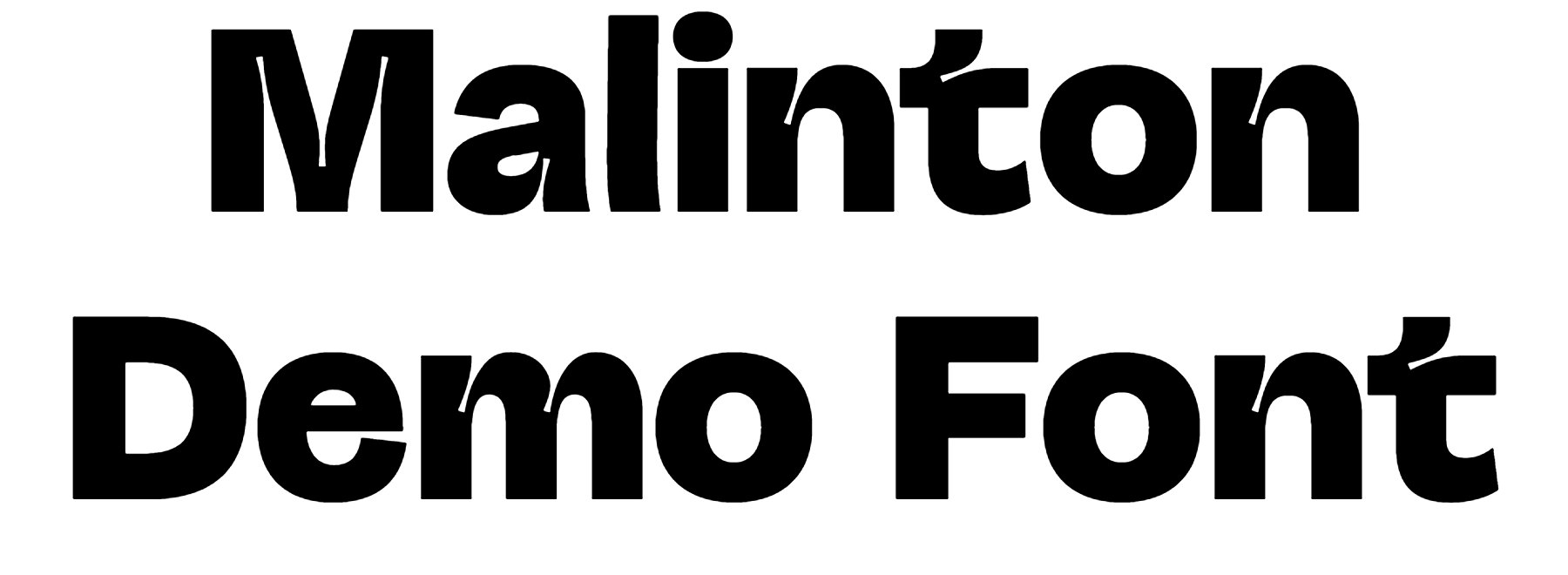 Malinton Demo Font Download