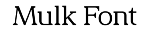 Mulk Font Download