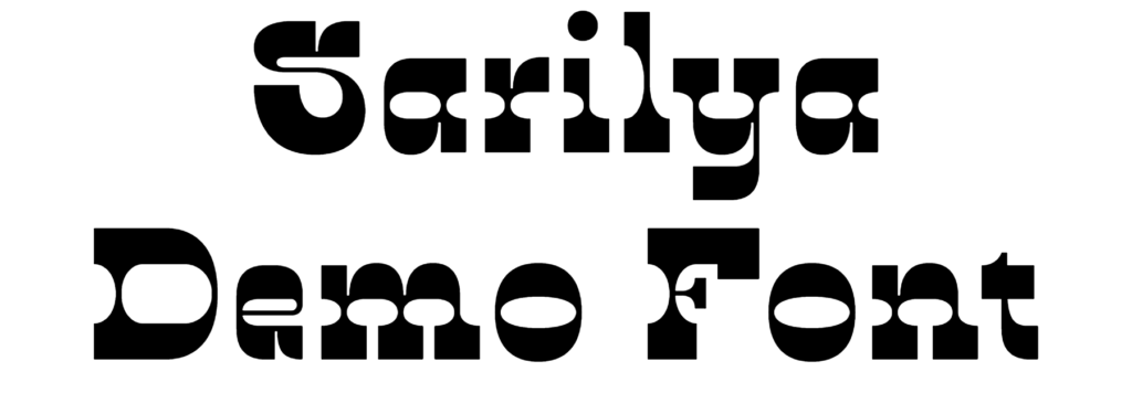 Sarilya Demo Font Download