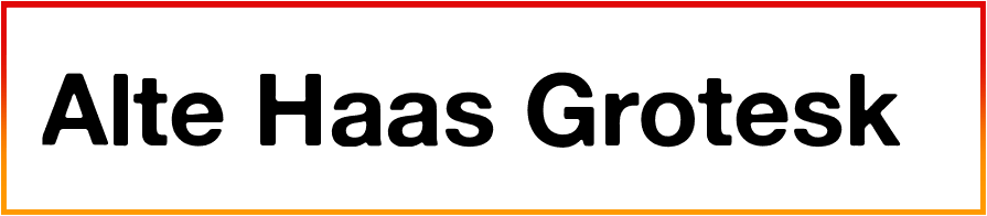 Alte Haas Grotesk Font free download