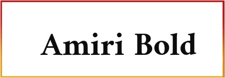 Amiri Font free download