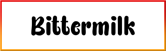 Bittermilk Font free download
