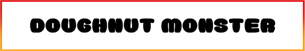 Doughnut Monster Font free download
