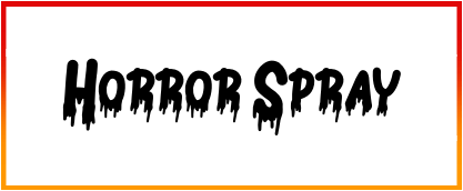 Horror Spray Font free download