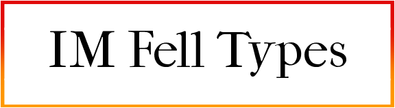 IM Fell Types Font free download