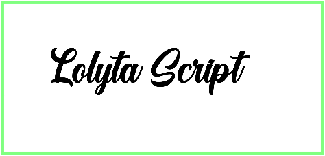Lolyta Script Font free download