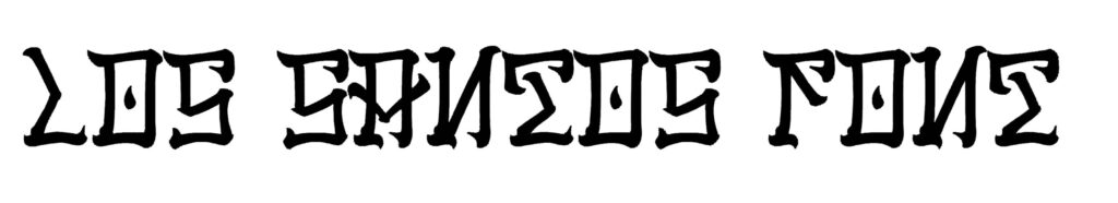 Los Santos Font free download